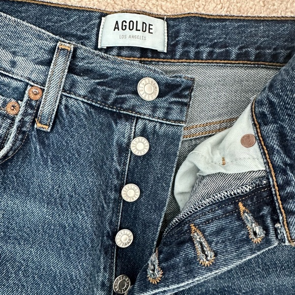 AGOLDE Ren High Rise Jeans - Size 23 - Picture 3 of 8